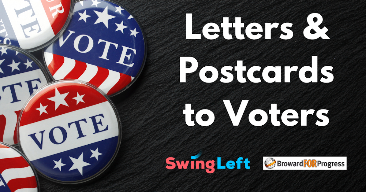 Postcards and Letter writing to voters · Mobilize